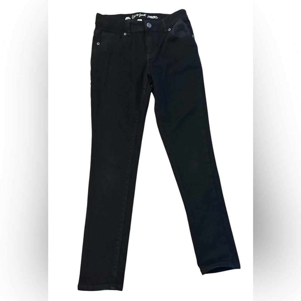 Cat & Jack Girls 14 Ultimate Stretch Skinny Jeans with Adjustable Waist - Picture 1 of 6